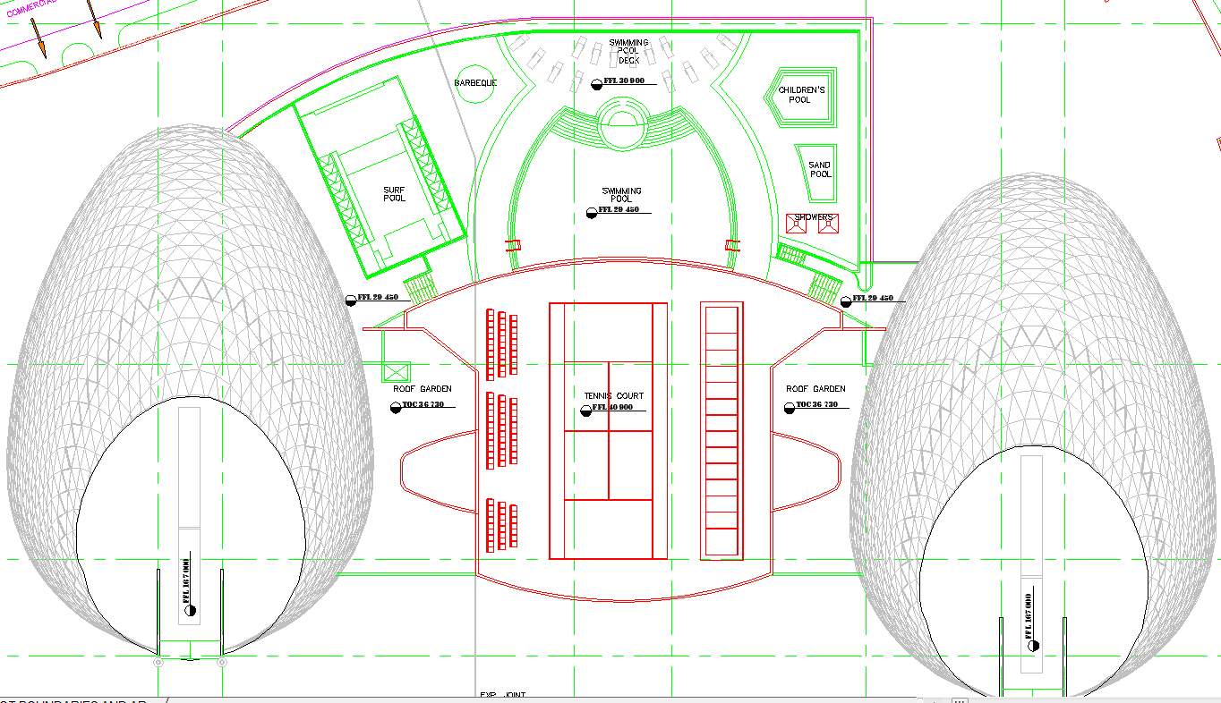 Club house architecture floor plan 