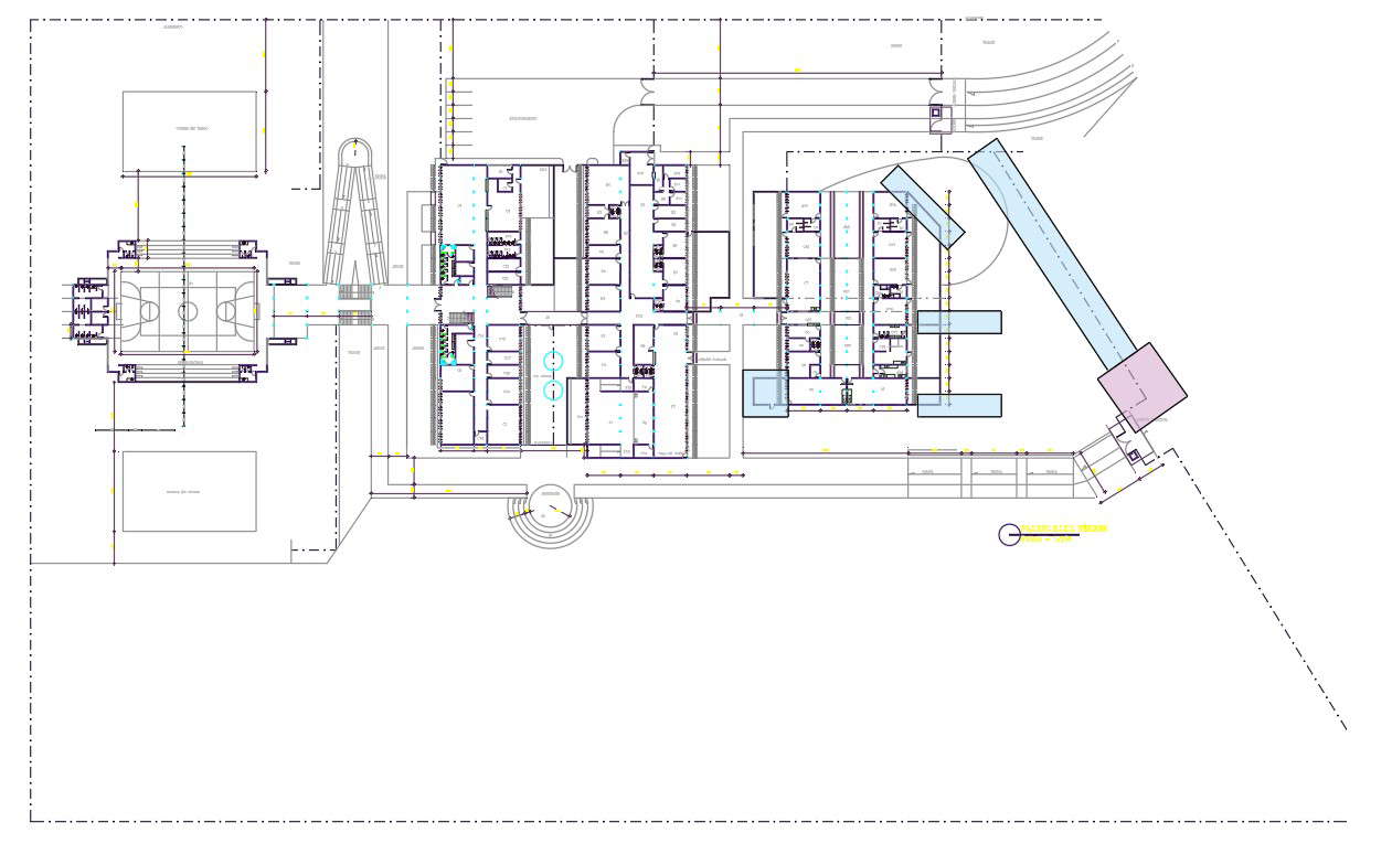 Club House Master Plan Drawing DWG File