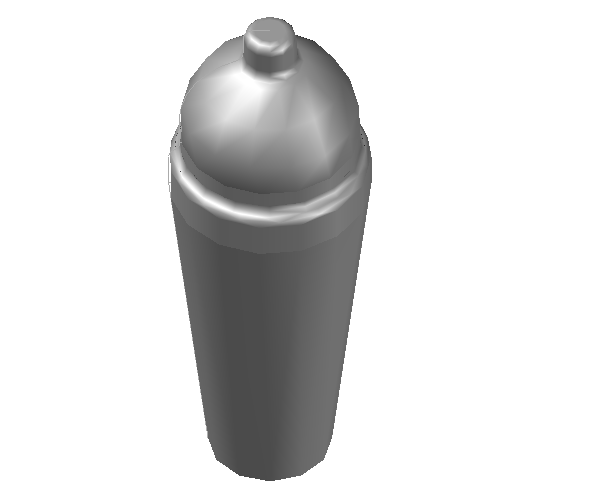 Cocktail mixer bottle 3d