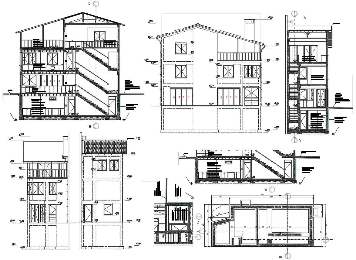Coffee shop Design Concept CAD File