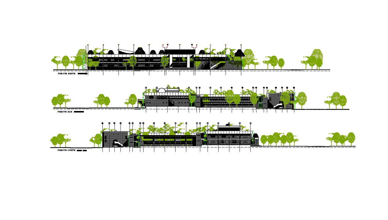 College Design Plan In AutoCAD File