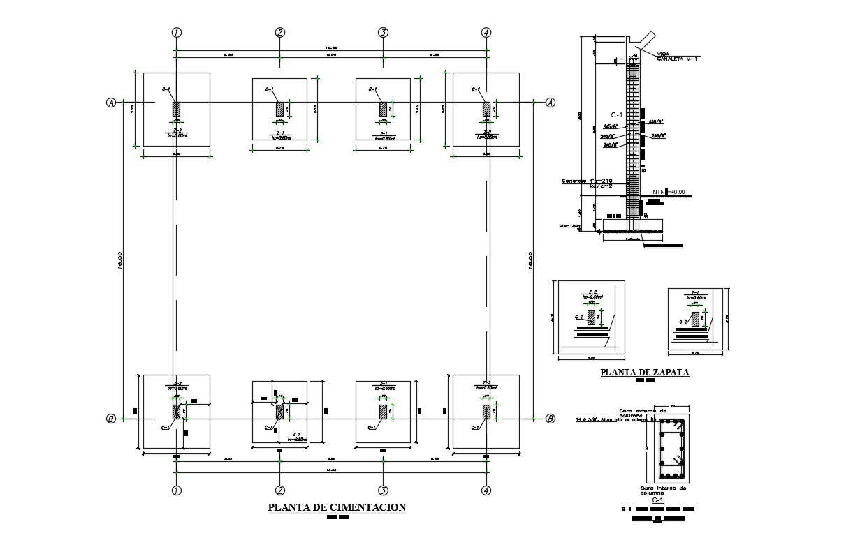 Column Detail AutoCAD File