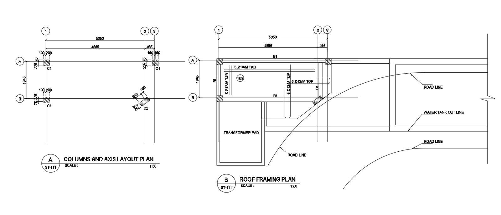 Column Layout Plan