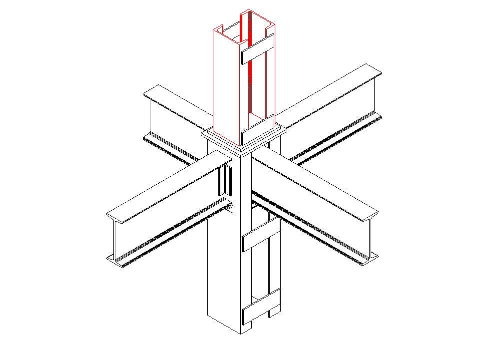 Column With Beam Detail
