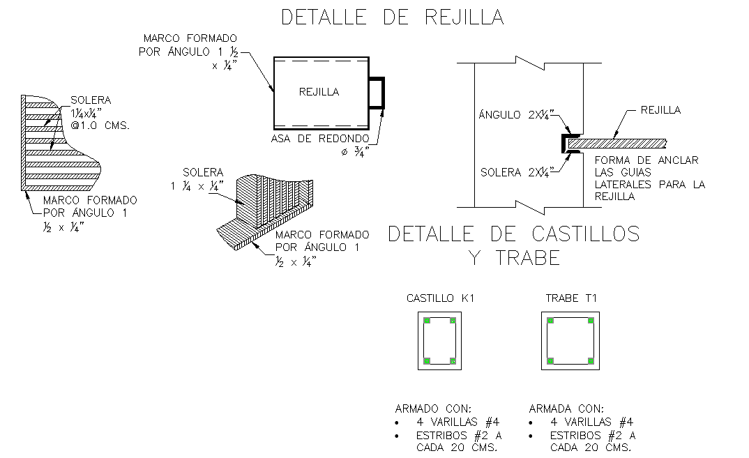 Column and grid plan layout file