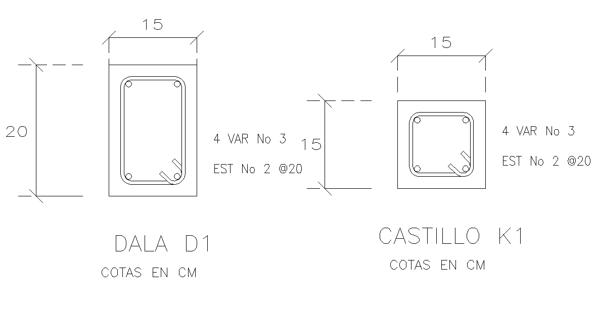 Column Layout Plan AutoCAD FIle