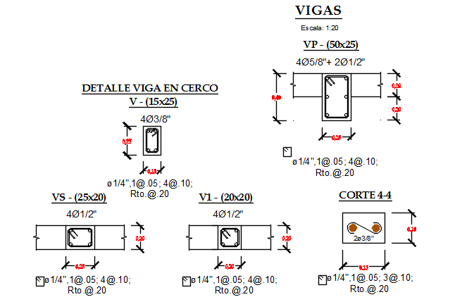 Column section working plan detail dwg file