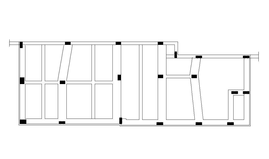 Column Drawing Plan AutoCAD Drawing 