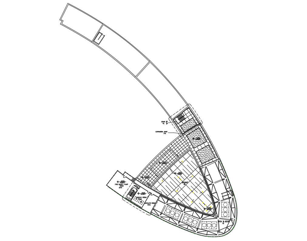 Commerce building Design CAD Drawing 