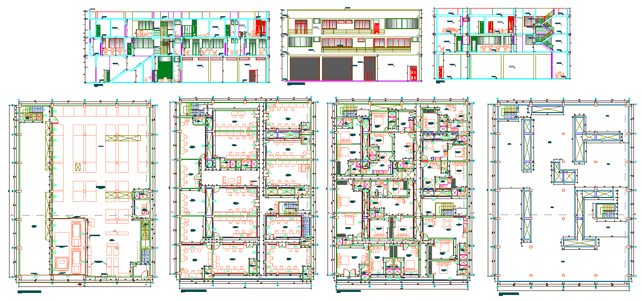 Commercial Building, offices, housing