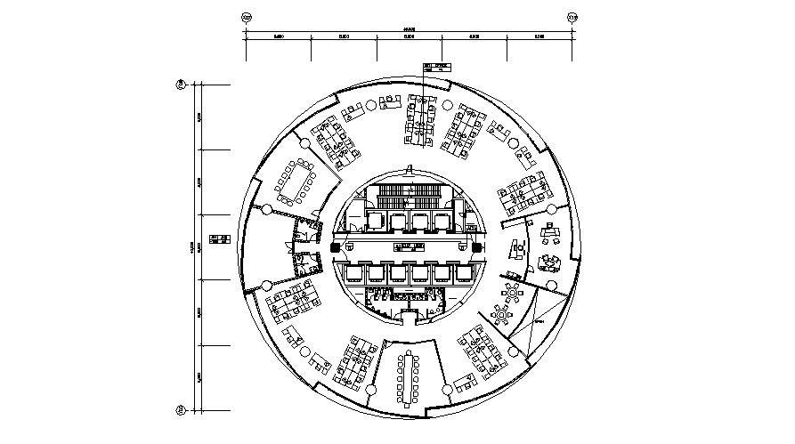 Commercial Building AutoCAD Plan 