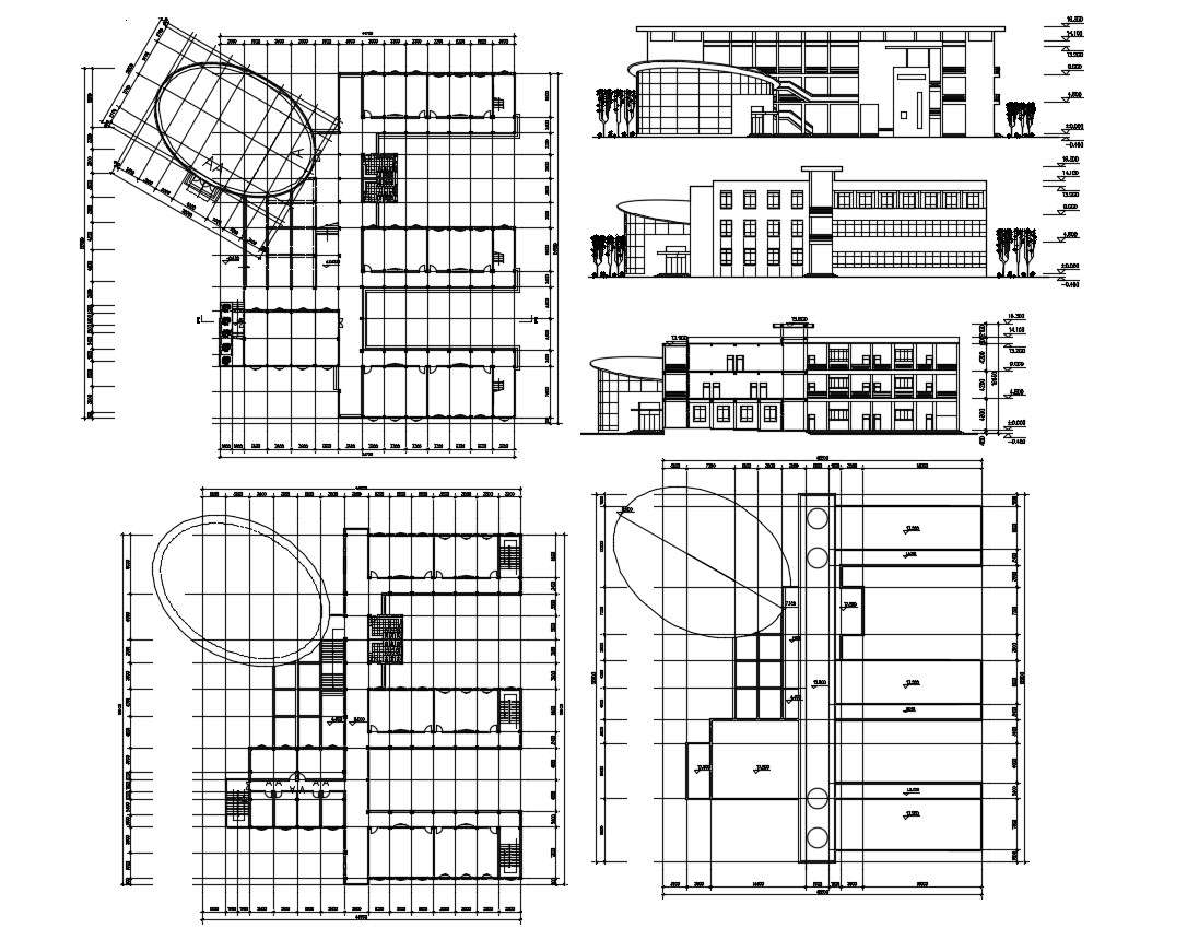 Commercial Building CAD drawing