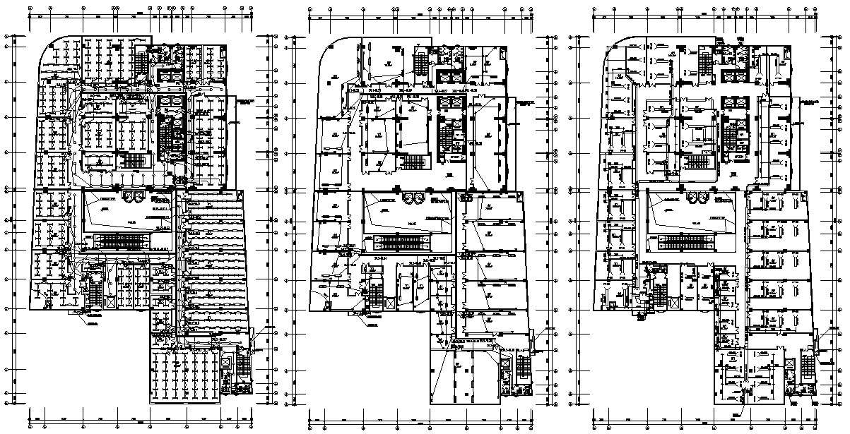Commercial Building Design Plans AutoCAD File 