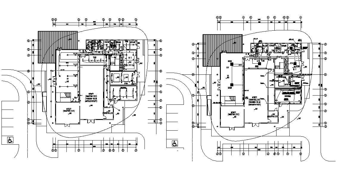 Commercial Building Floor Plans DWG File