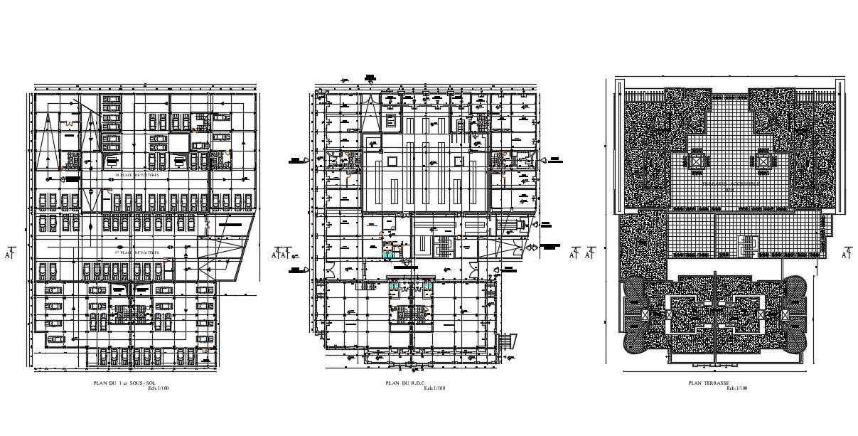 Commercial Building Parking Plan
