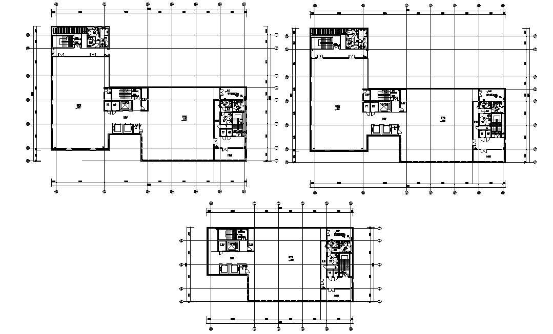 Commercial Building Plan Download Free DWG File