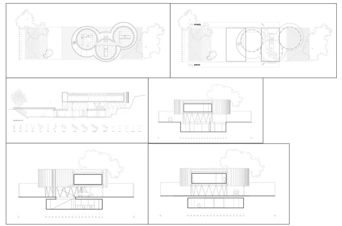 Explore Commercial Building Project Plan in DWG Drawing Format File
