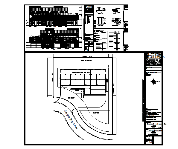 Commercial Building detail DWG file