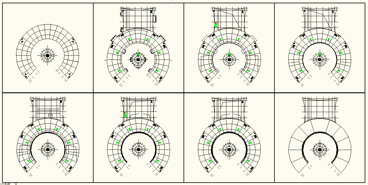 Commercial Complex plan lay-out