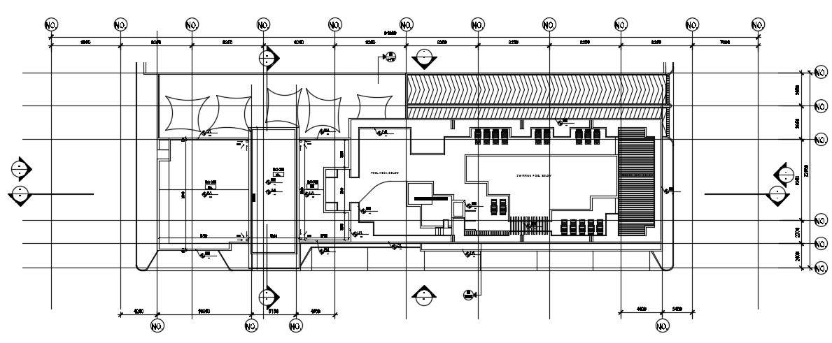Commercial Top Plan AutoCAD Drawing Free File 