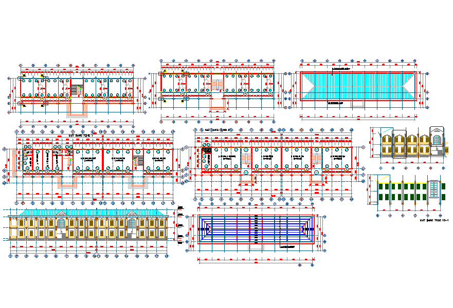 Commercial building autocad drawings