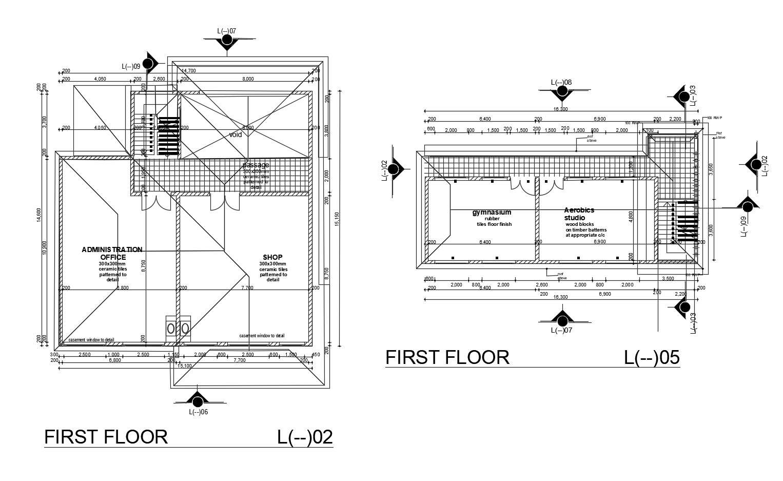 Administration Office Plan In AutoCAD File