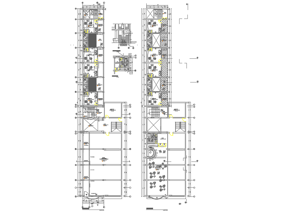 Commercial building dwg file