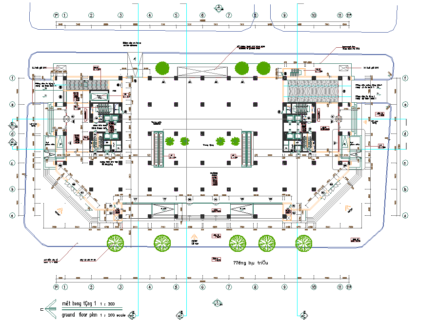 Commercial building plan detail
