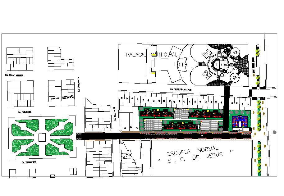 Commercial building plan detail