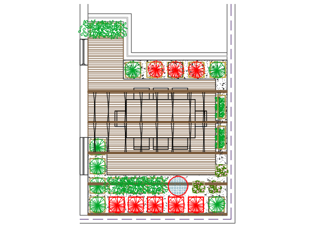 Commercial building plan detail dwg file