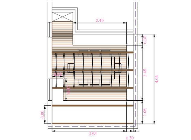 Commercial building plan detail dwg file