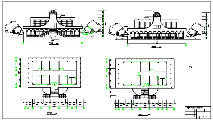 Commercial complex design drawing