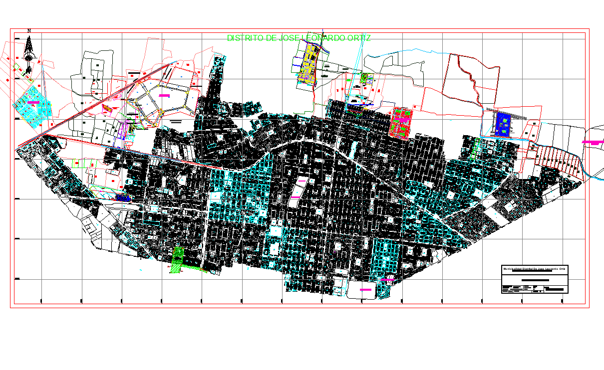 Commercial office plan detail dwg file