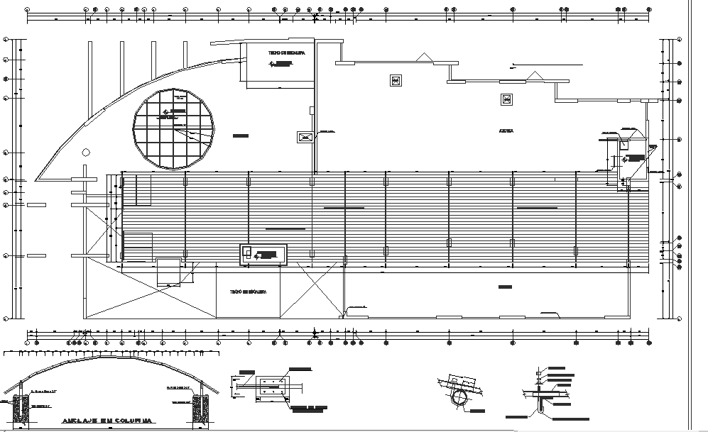 Commercial plan Office detail dwg file