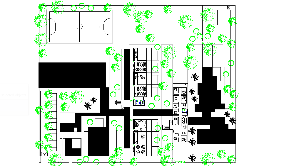 Commercial plan detail dwg file