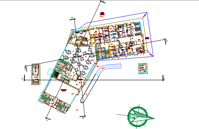 Commercial plan detail dwg file
