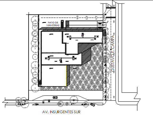 Commercial plan detail dwg file