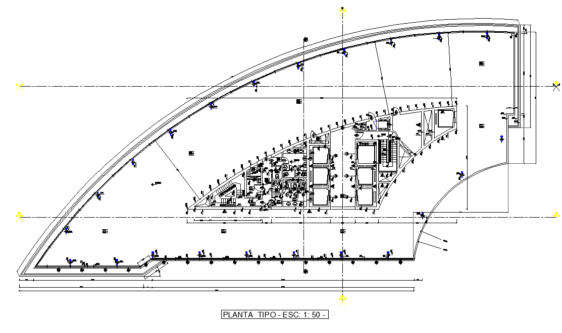 Commercial plan detail dwg file