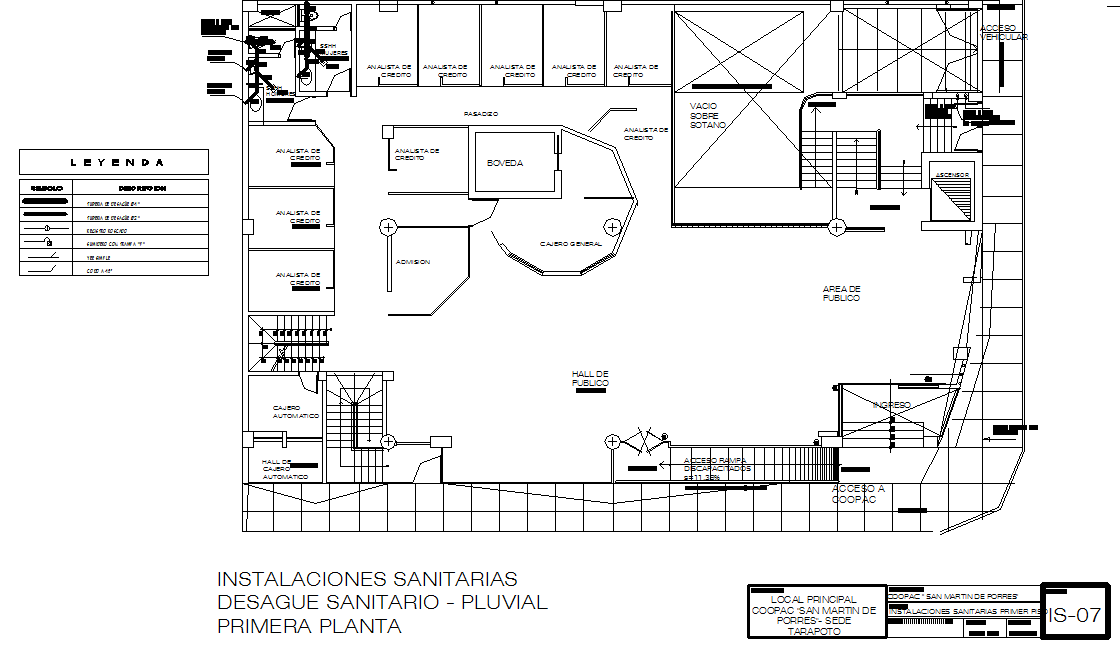 Commercial plan detail dwg file