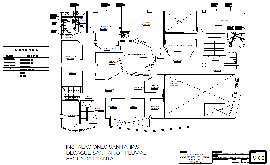 Commercial plan detail dwg file