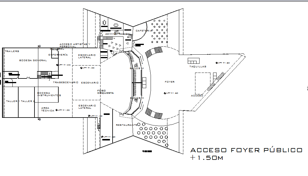Commercial plan detail dwg file