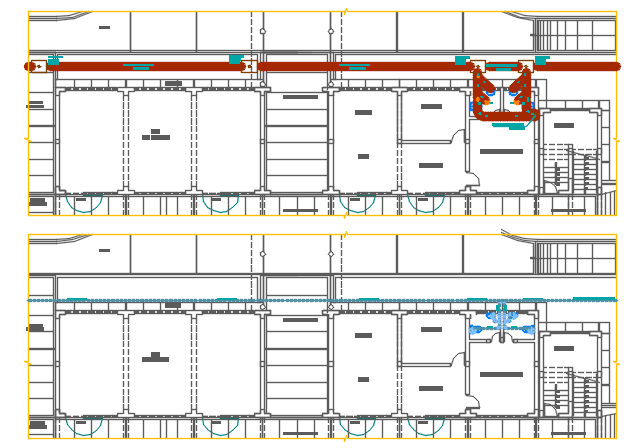 Commercial plan detail dwg file