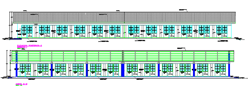 Commercial plan detail dwg file