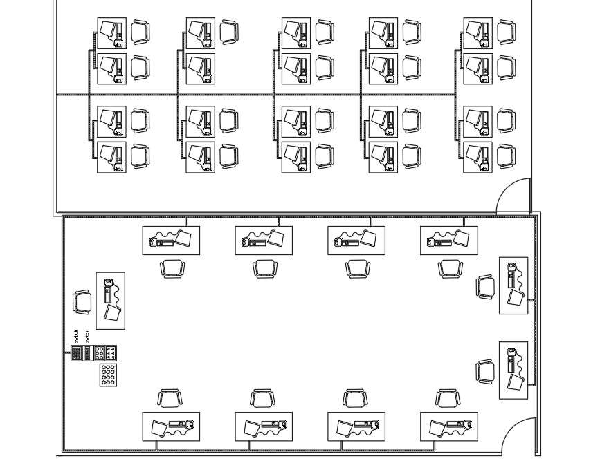 Commercial plan detail dwg file