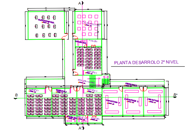 Commercial plan detail dwg file