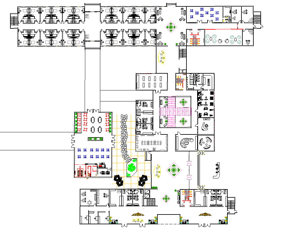 Commercial plan detail dwg file