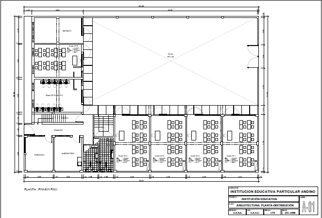 Commercial working plan detail dwg file