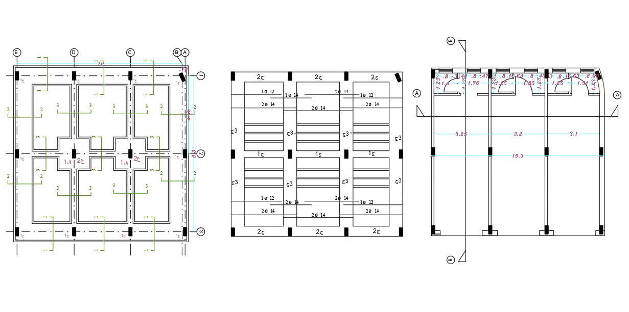 Commercial Shop Construction Working Plan Design