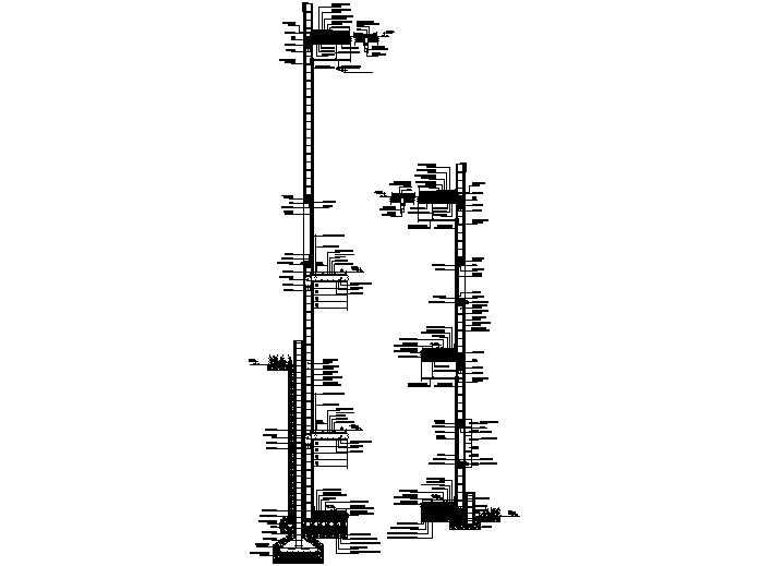 Complete section detail dwg file