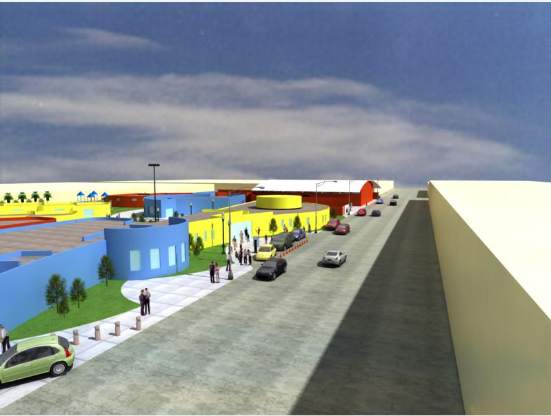 Complete view of child day care center